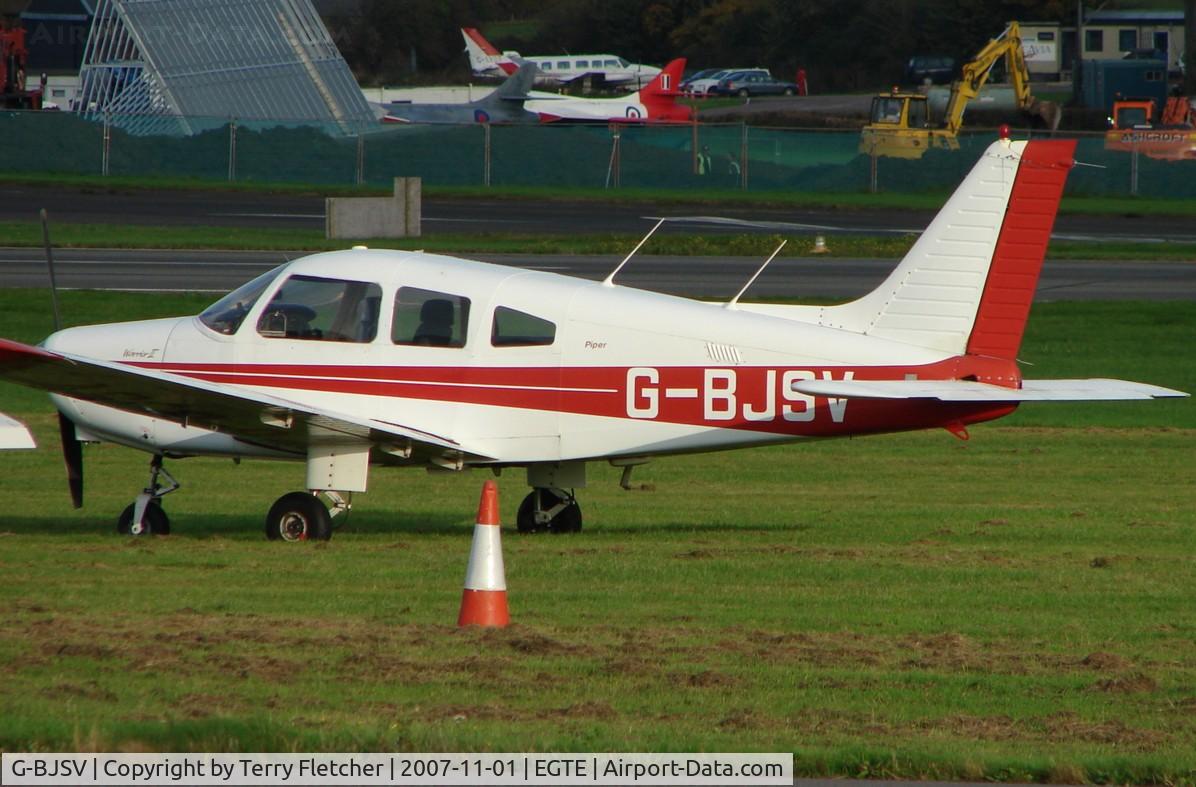 G-BJSV, 1980 Piper PA-28-161 Cherokee Warrior II C/N 28-8016229, Exeter Airport  , Devon  , UK