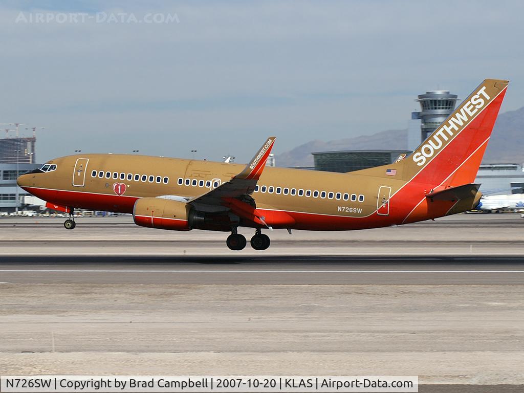 N726SW, 1999 Boeing 737-7H4 C/N 27858, Southwest Airlines / 1999 Boeing 737-7H4 / This one's for Dean!
