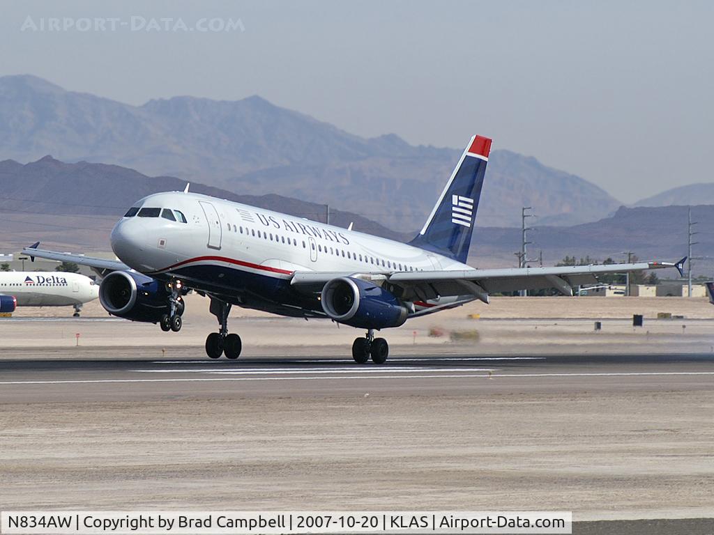 N834AW, 2004 Airbus A319-132 C/N 2302, US Airways / Airbus A319-132