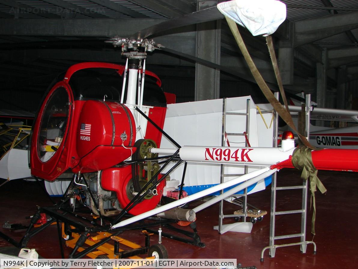 N994K, 1966 Hughes 269A C/N 67-16733, Perranporth , Cornwall  , UK