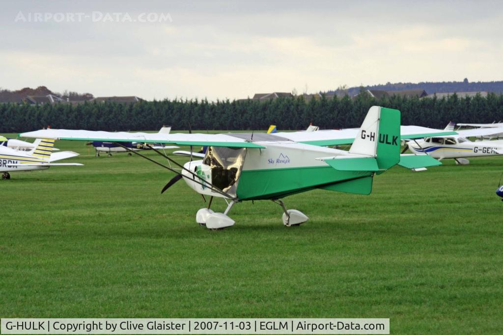 G-HULK, 2007 Best Off Skyranger 912(2) C/N BMAA/HB/238, HEX: 40513A