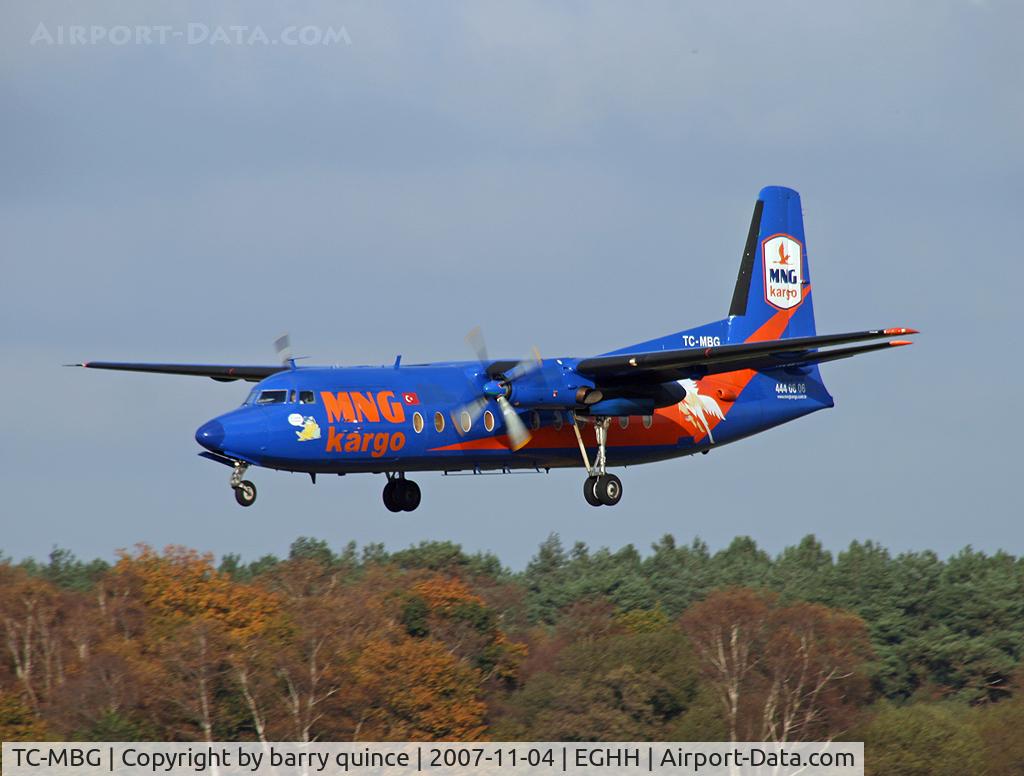 TC-MBG, 1971 Fokker F-27-500 Friendship C/N 10459, F-27 MBG KARGO
