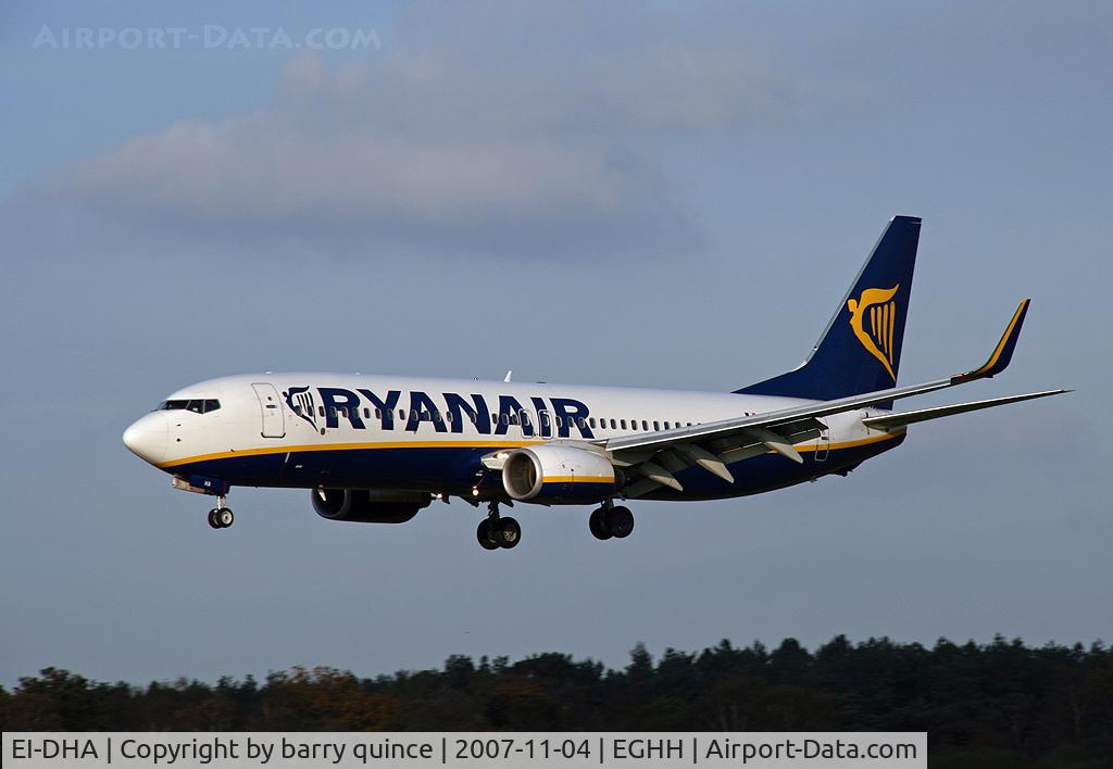 EI-DHA, 2005 Boeing 737-8AS C/N 33571, RYANAIR