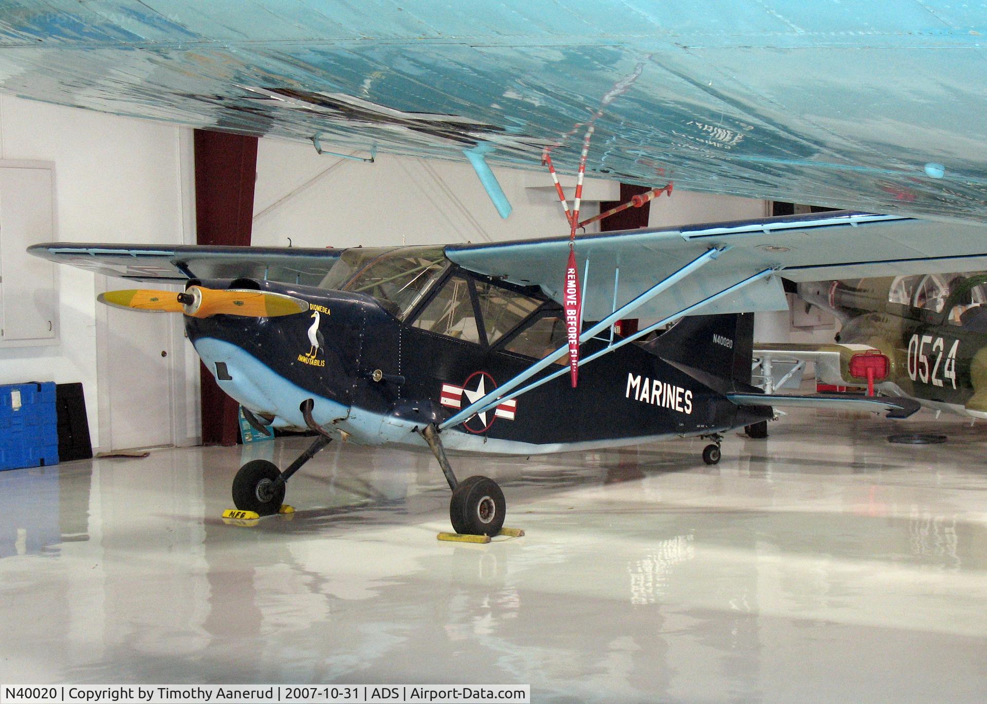 N40020, 1947 Stinson L-5E Sentinel C/N 76-3547, Stinson L-5E, BuNo ???