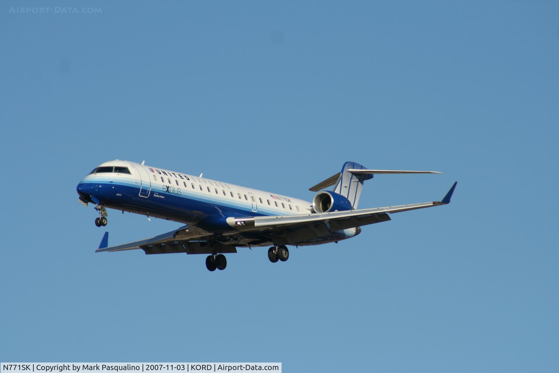 N771SK, 2006 Bombardier CRJ-700 (CL-600-2C10) Regional Jet C/N 10244, CL-600-2C10