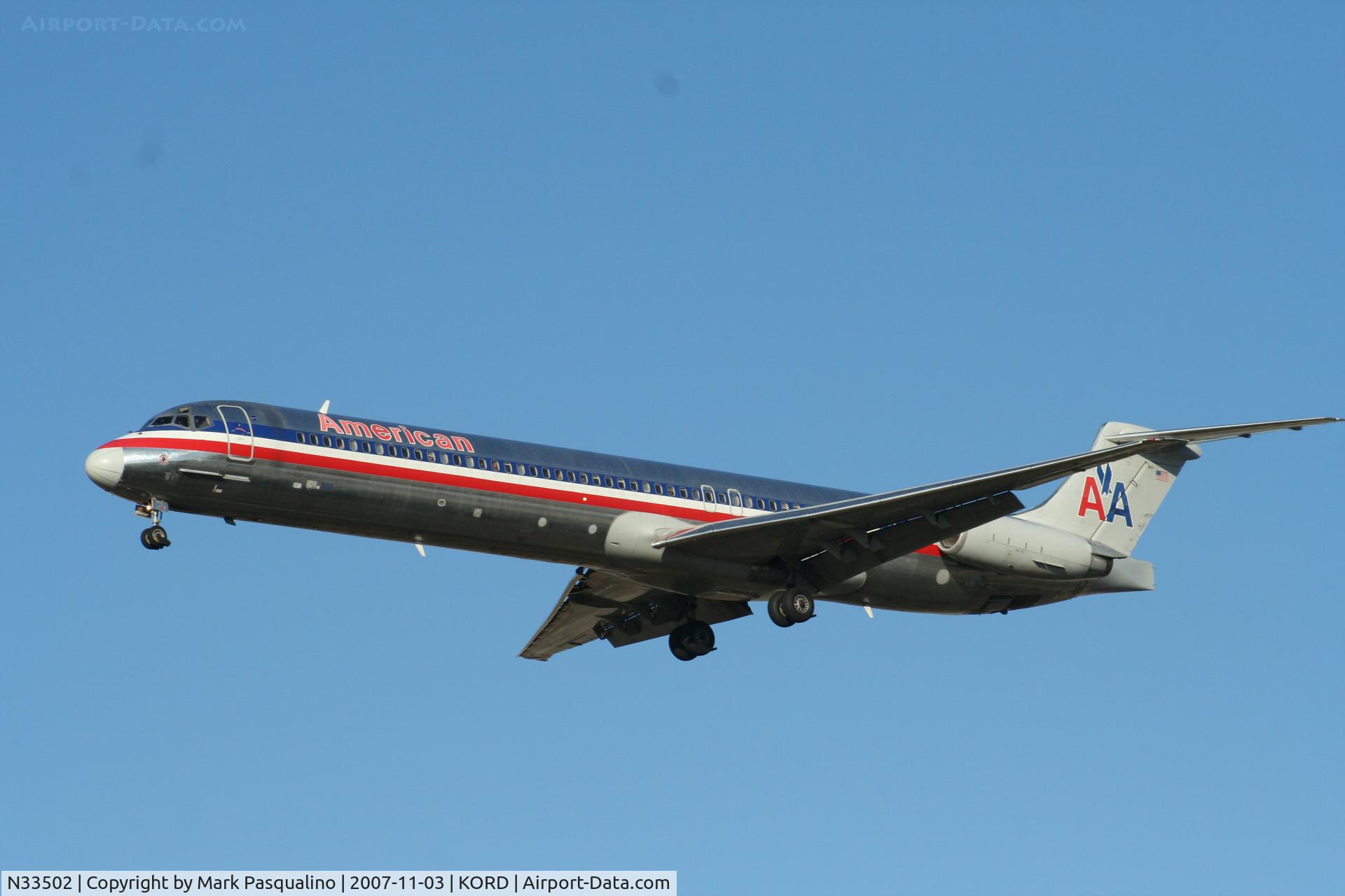 N33502, 1989 McDonnell Douglas MD-82 (DC-9-82) C/N 49739, MD-82