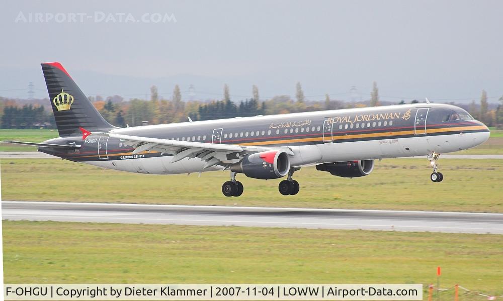 F-OHGU, 1997 Airbus A321-211 C/N 675, Royal Jordanian A321