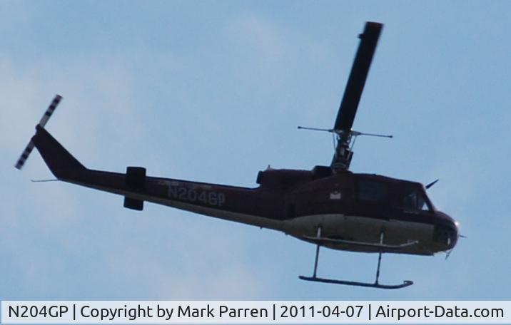 N204GP, 1964 Bell UH-1B Iroquois C/N 1197, 11/4/07 Over Saint Joseph, MI
