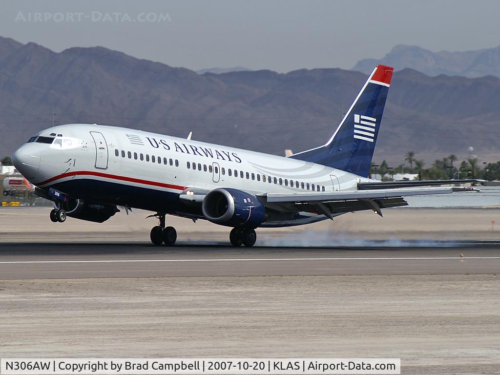 N306AW, 1990 Boeing 737-3G7 C/N 24633, US Airways / 1990 Boeing 737-3G7