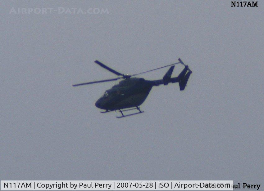 N117AM, 1988 Eurocopter-Kawasaki BK-117B-2 C/N 7140, Local medevac helo transiting KISO airspace