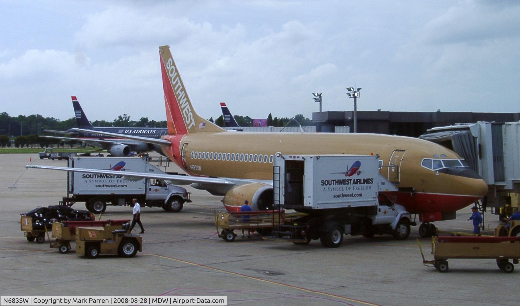 N683SW, 1988 Boeing 737-3G7 C/N 24008, Midway, Chicago, IL