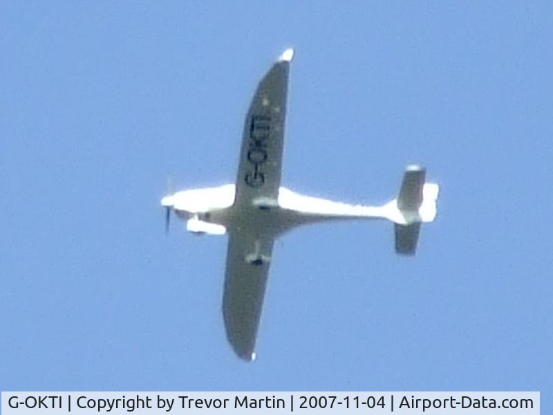 G-OKTI, 2007 Aquila A210 (AT01) C/N AT01-172, Flying Over Faversham Kent