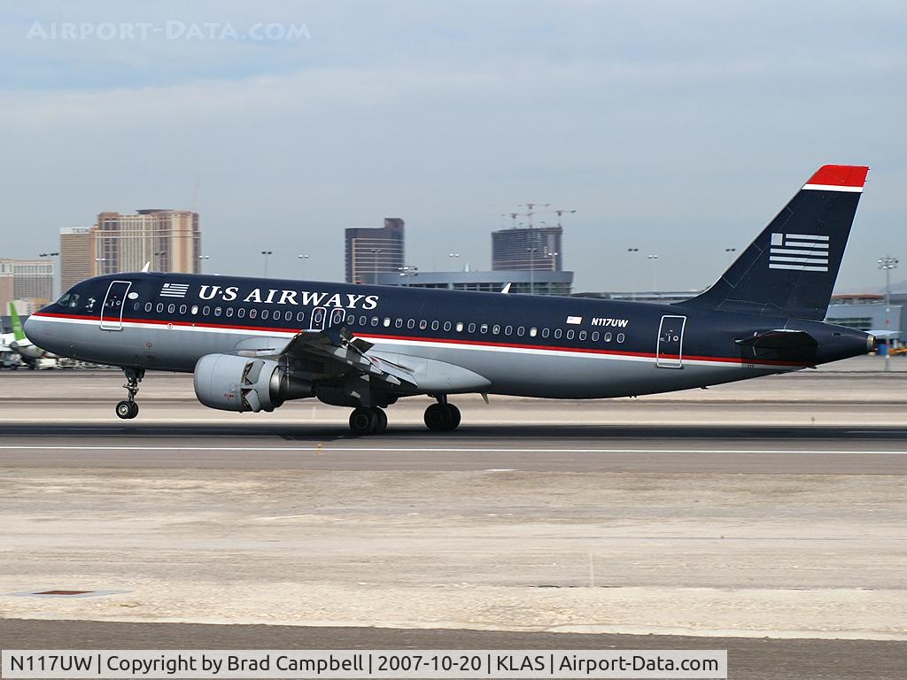 N117UW, 2000 Airbus A320-214 C/N 1224, US Airways / 2000 Airbus Industrie A320-214