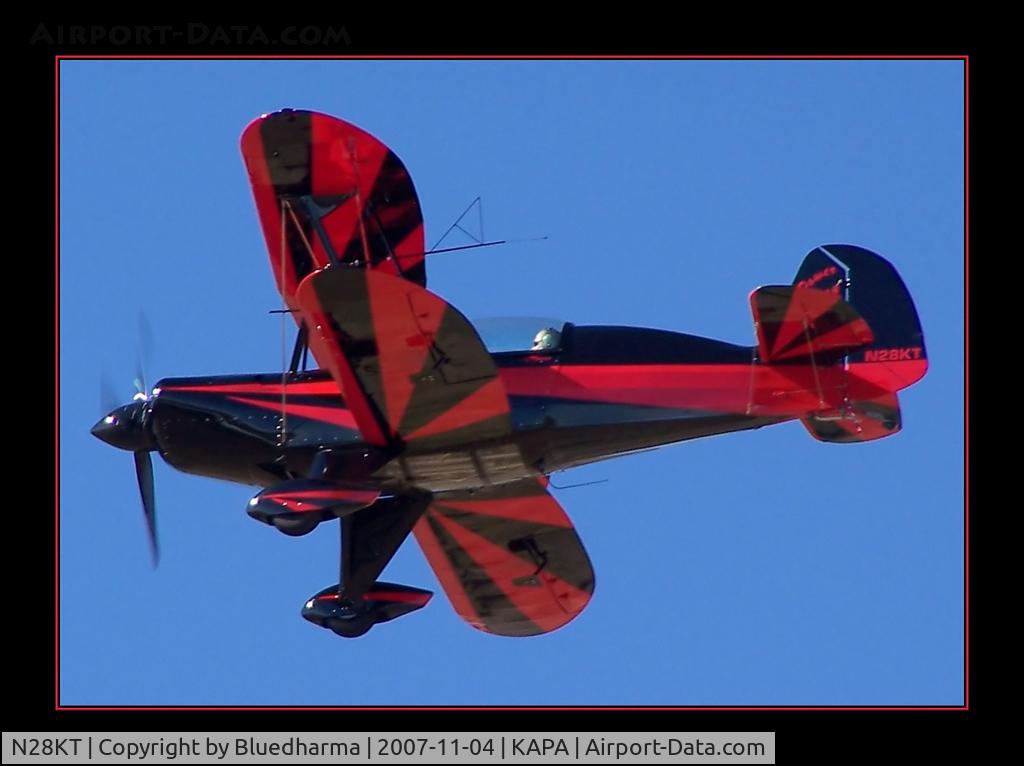 N28KT, 2005 Stolp SA-750 Acroduster Too C/N 0028, Power Play on Approach to 17L