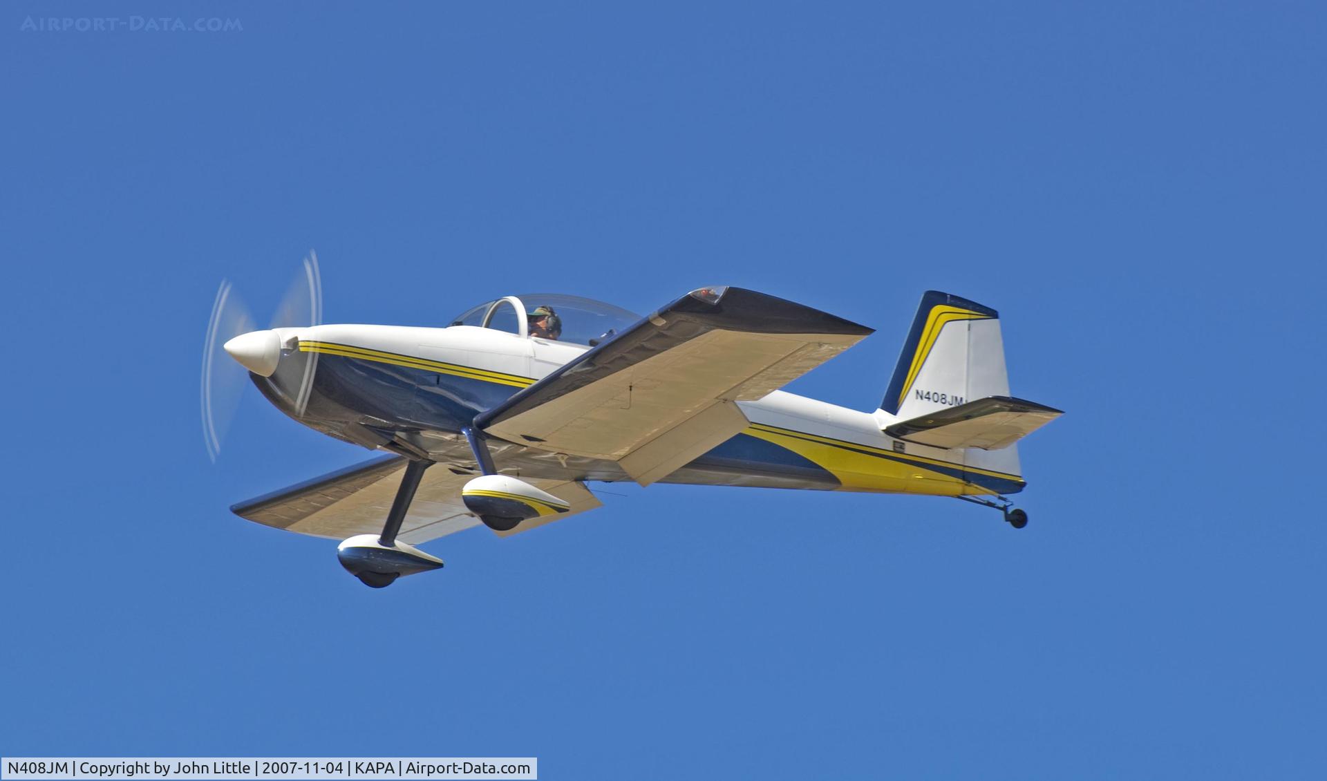 N408JM, 2000 Vans RV-8 C/N 80380, Approach to 17L