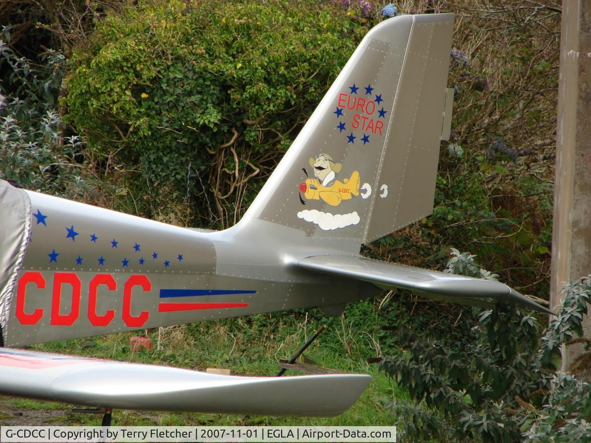 G-CDCC, 2004 Aerotechnik EV-97A Eurostar C/N PFA 315A-14262, Eurostar - the owner appears to really enjoy his flying !!