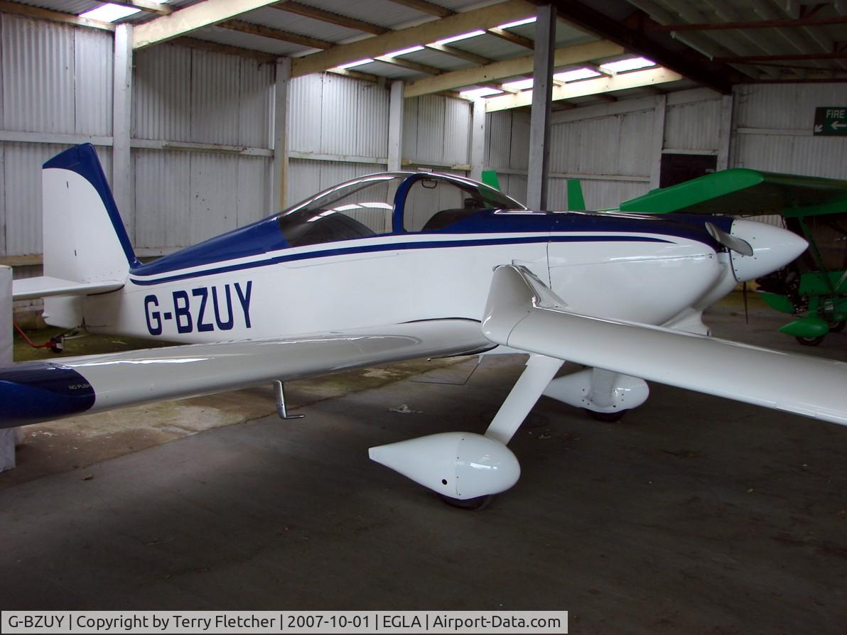 G-BZUY, 2001 Vans RV-6 C/N PFA 181A-13471, Vans RV-6
