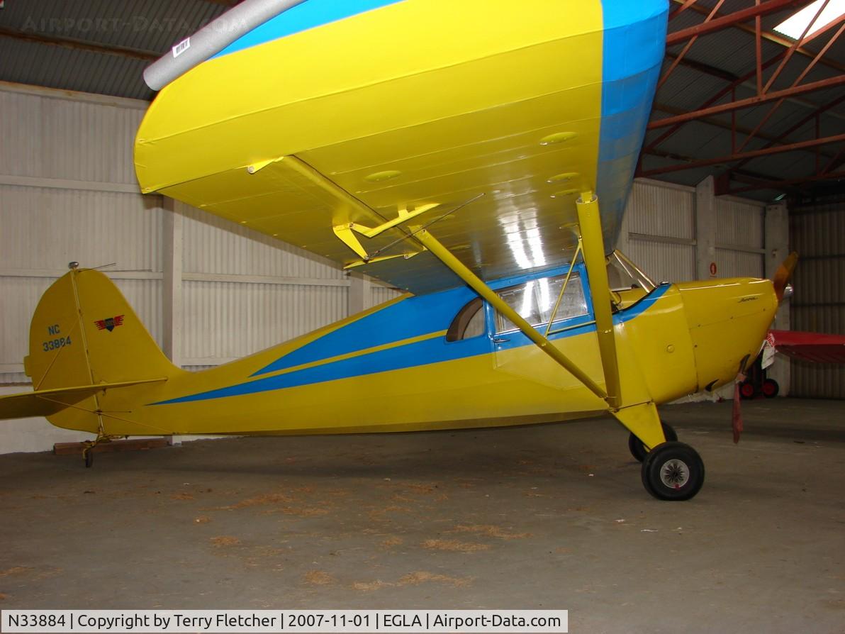 N33884, 1941 Aeronca 65-CA Super Chief C/N CA14101, Aeronca in Bodmin , Cornwall ,UK