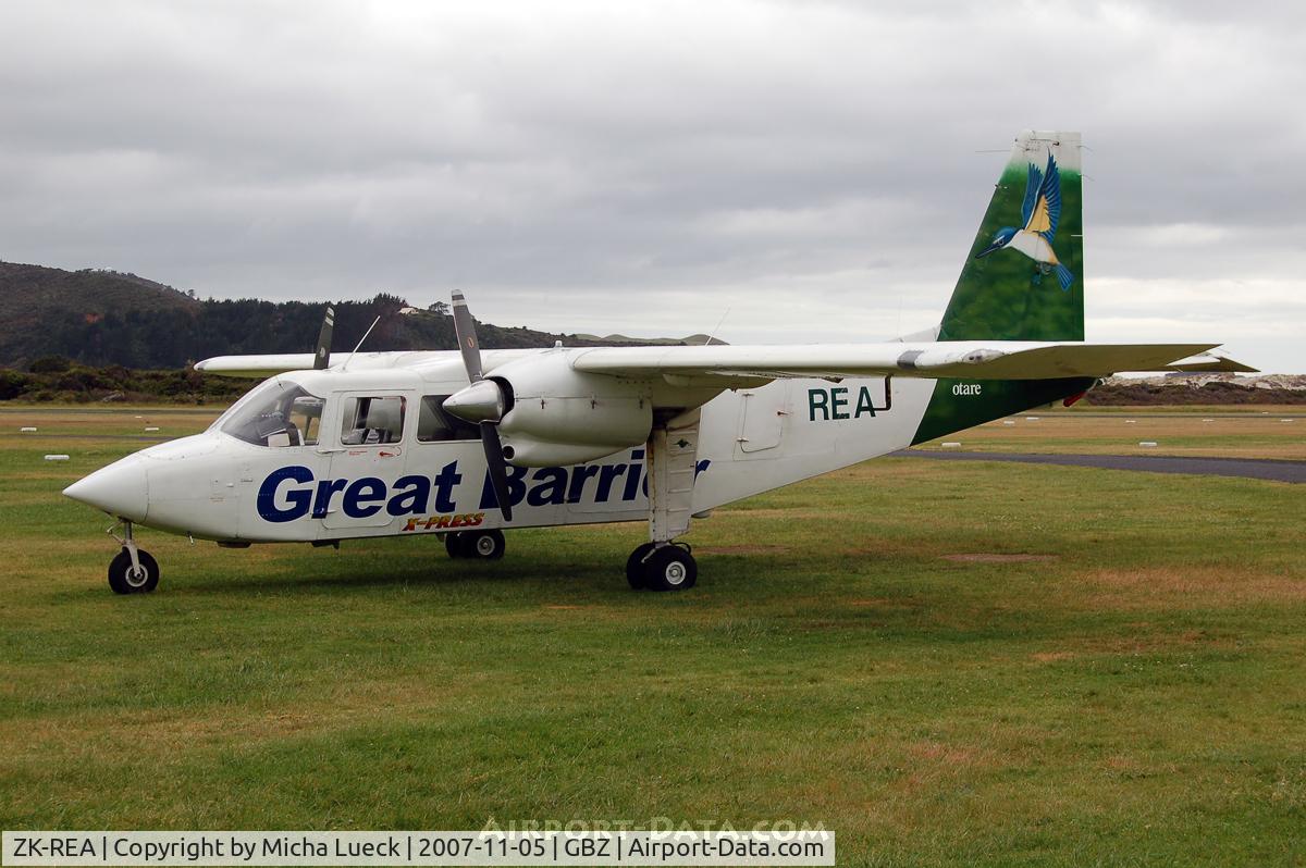 ZK-REA, Britten-Norman BN-2A-26 Islander C/N 43, Parked at Claris
