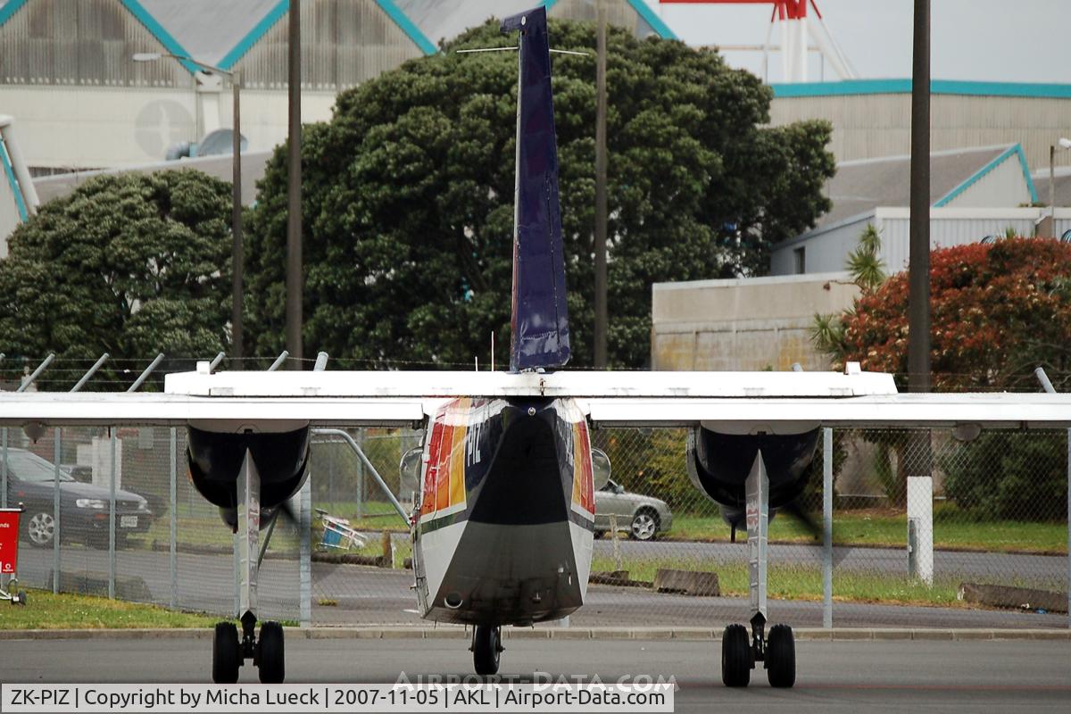 ZK-PIZ, 1977 Britten-Norman BN-2A-26 Islander C/N 2012, Rare rear view ;-)