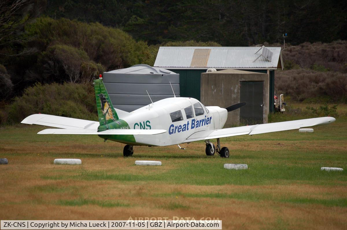 ZK-CNS, Piper PA-32-260 Cherokee Six C/N 32-686, Beautiful Stitchbird tail