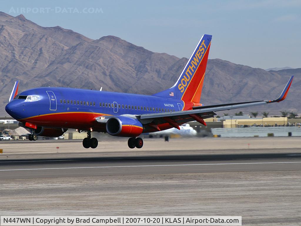 N447WN, 2003 Boeing 737-7H4 C/N 33720, Southwest Airlines / 2003 Boeing 737-7H4