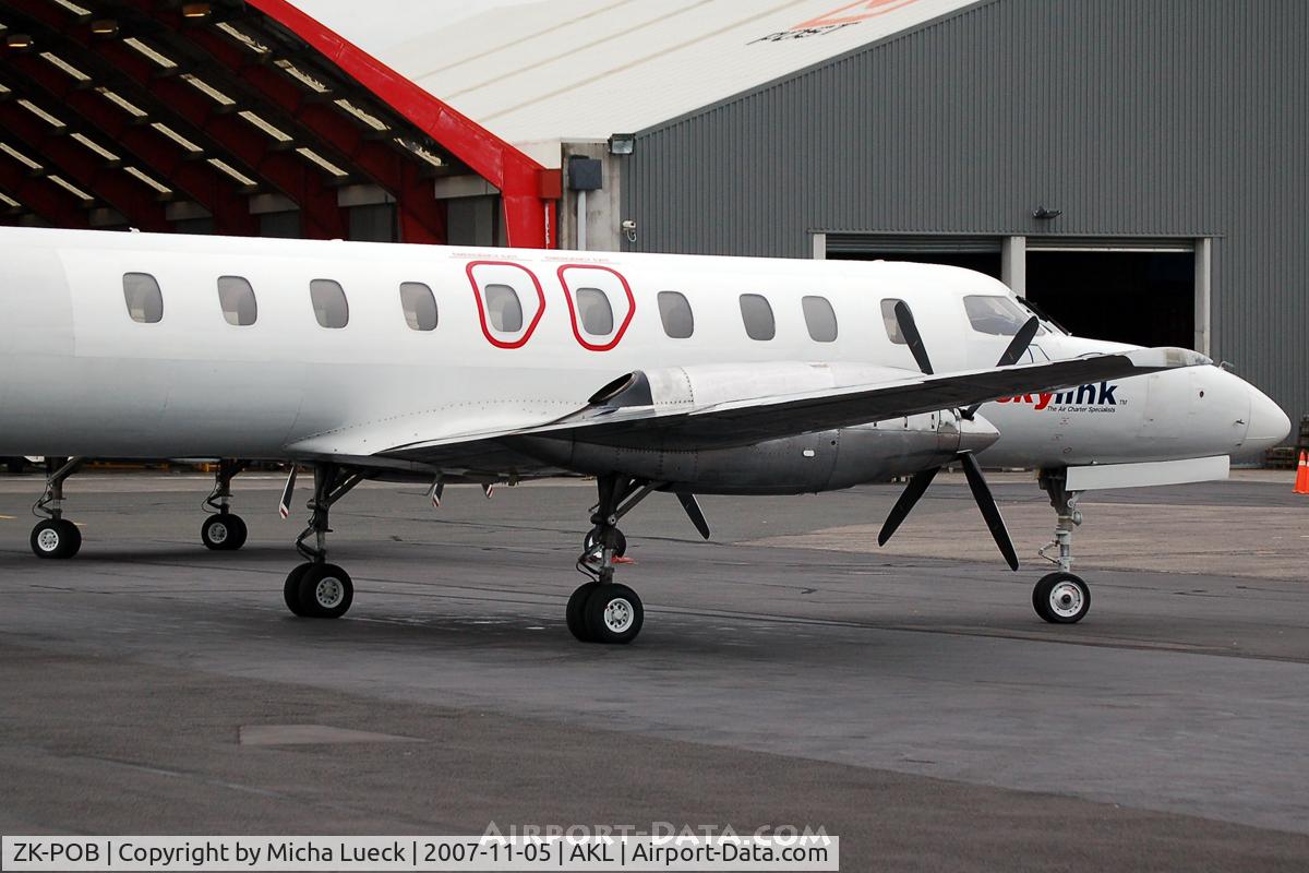ZK-POB, 1985 Fairchild Swearingen SA-227AC Metro III C/N AC-606B, Airwork aircraft with SkyLink titles
