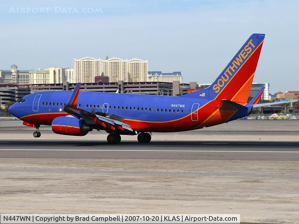 N447WN, 2003 Boeing 737-7H4 C/N 33720, Southwest Airlines / 2003 Boeing 737-7H4