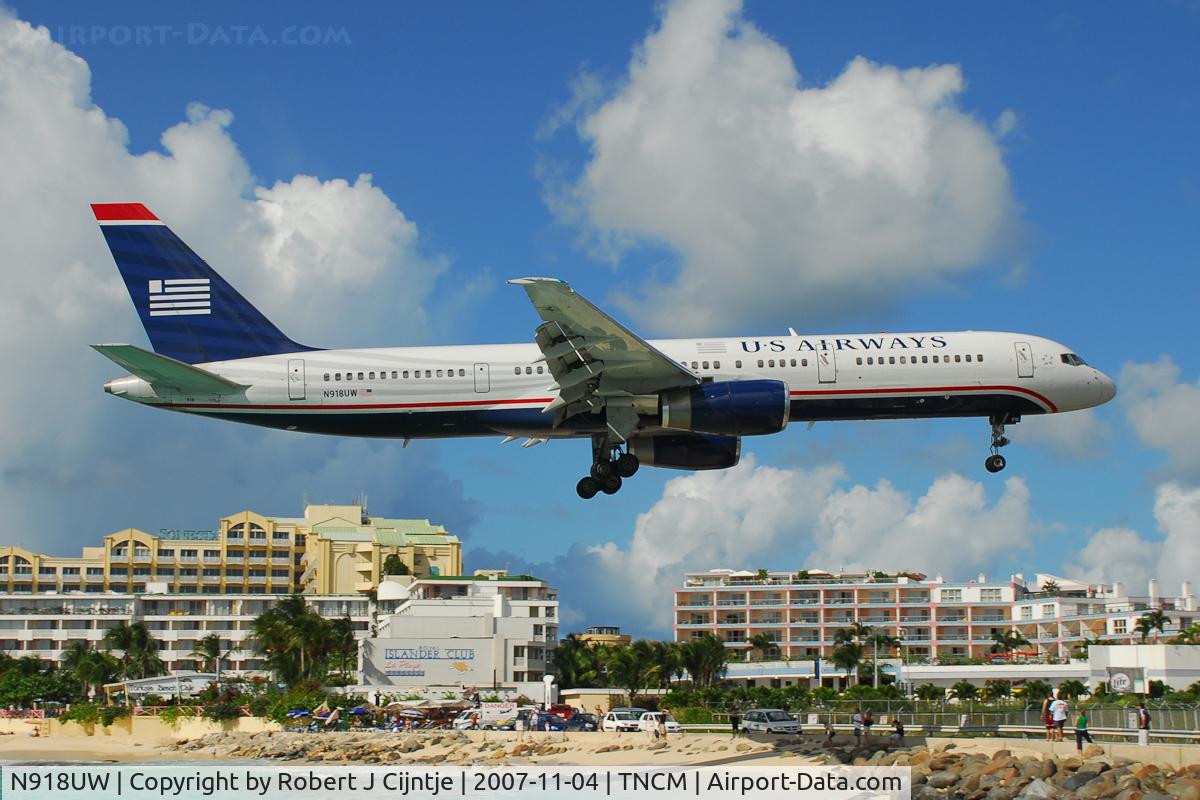 N918UW, 1982 Boeing 757-225 C/N 22196, Maho Beach ???