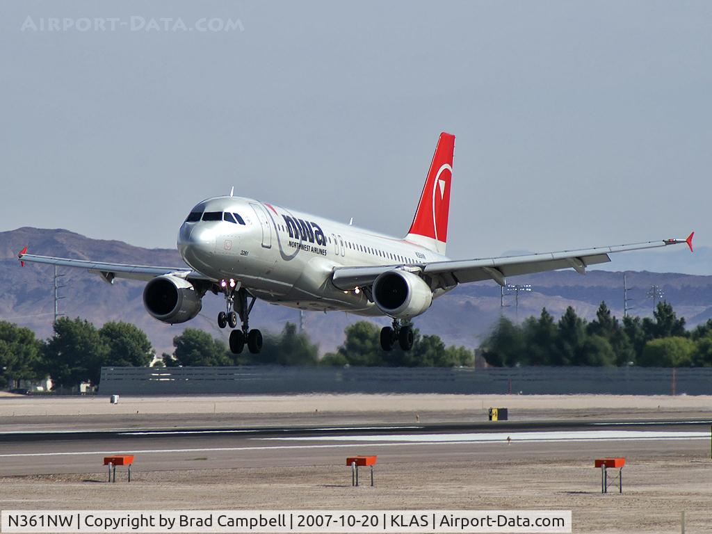 N361NW, 1998 Airbus A320-212 C/N 0907, Northwest Airlines / 1998 Airbus Industrie A320-212