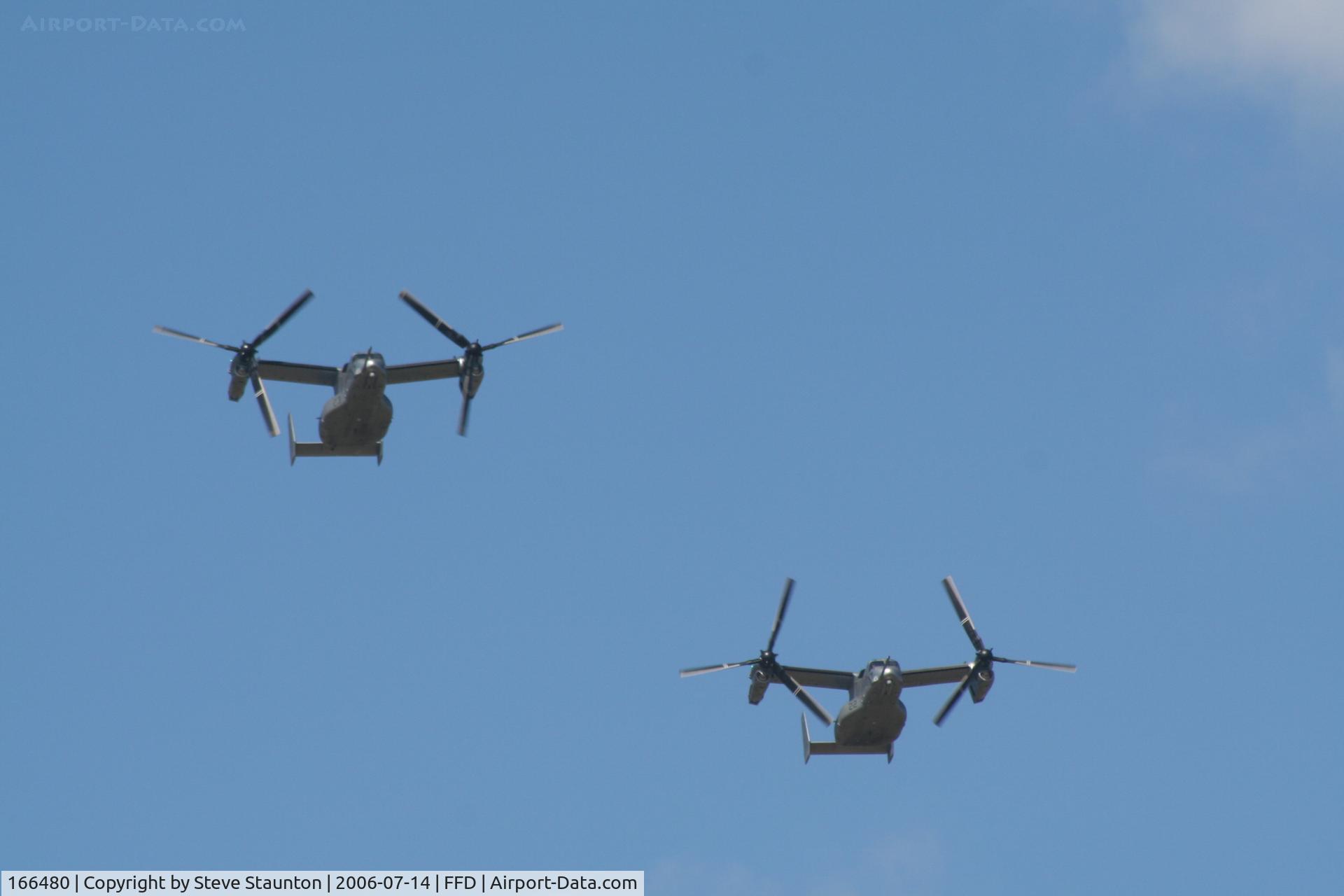 166480, Bell-Boeing MV-22B Osprey C/N D0059, Royal International Air Tattoo 2006 (with 166391)