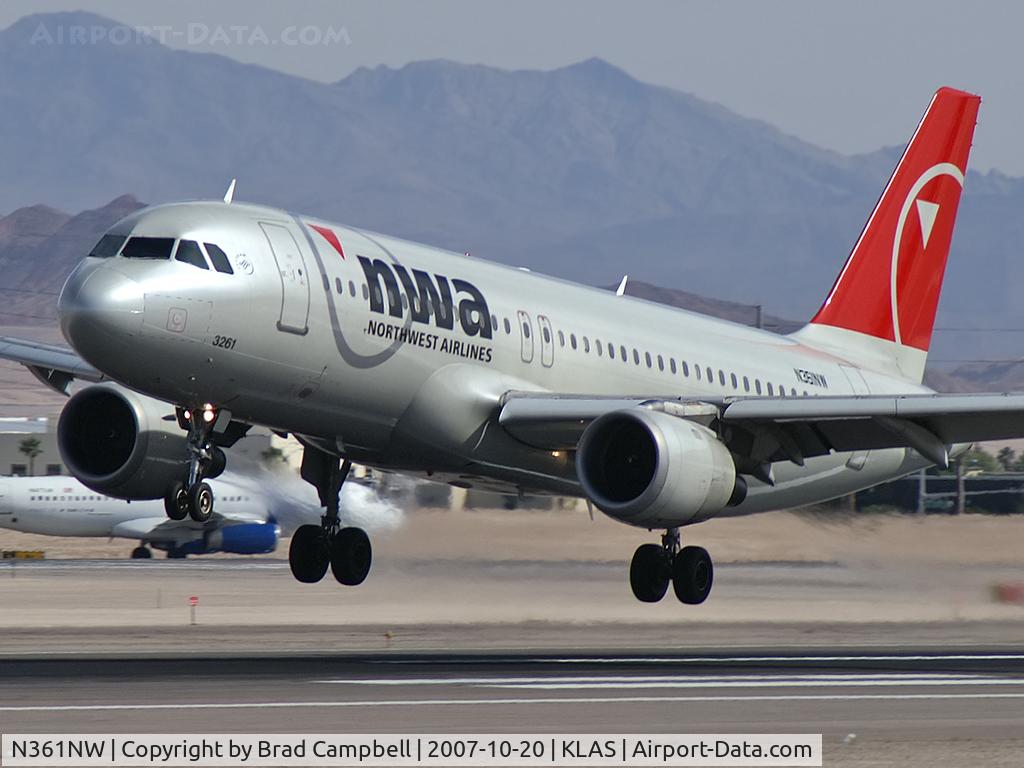 N361NW, 1998 Airbus A320-212 C/N 0907, Northwest Airlines / 1998 Airbus Industrie A320-212