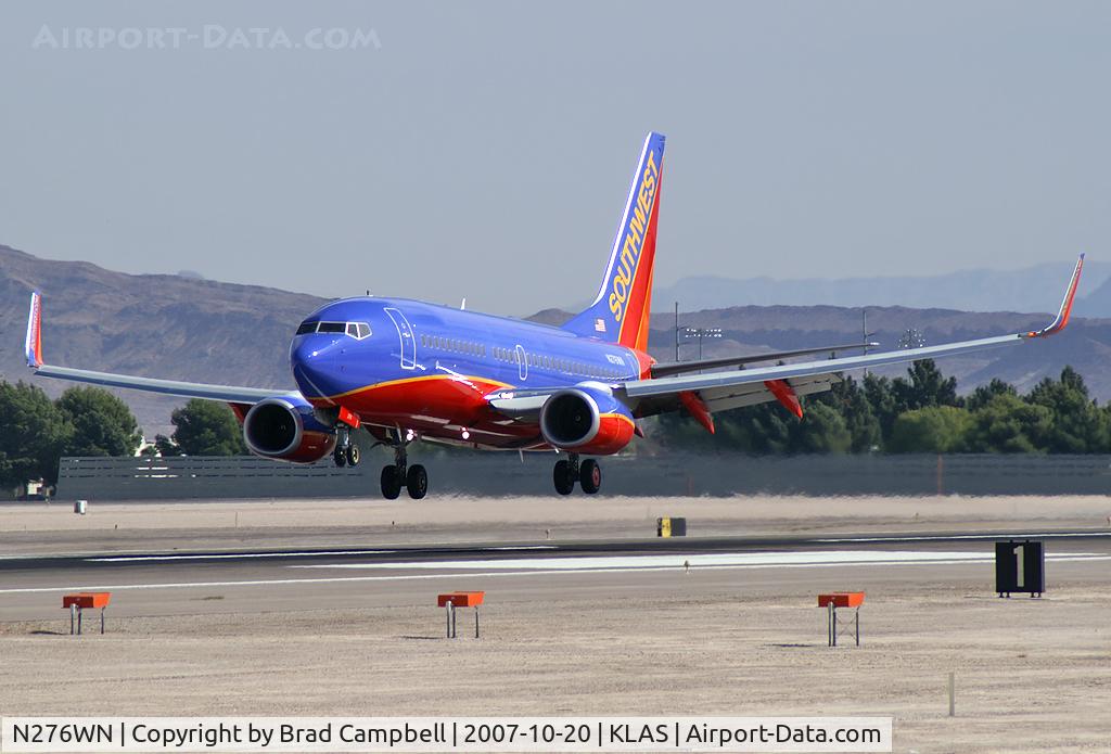 N276WN, 2007 Boeing 737-7H4 C/N 32530, Southwest Airlines / 2007 Boeing 737-7H4