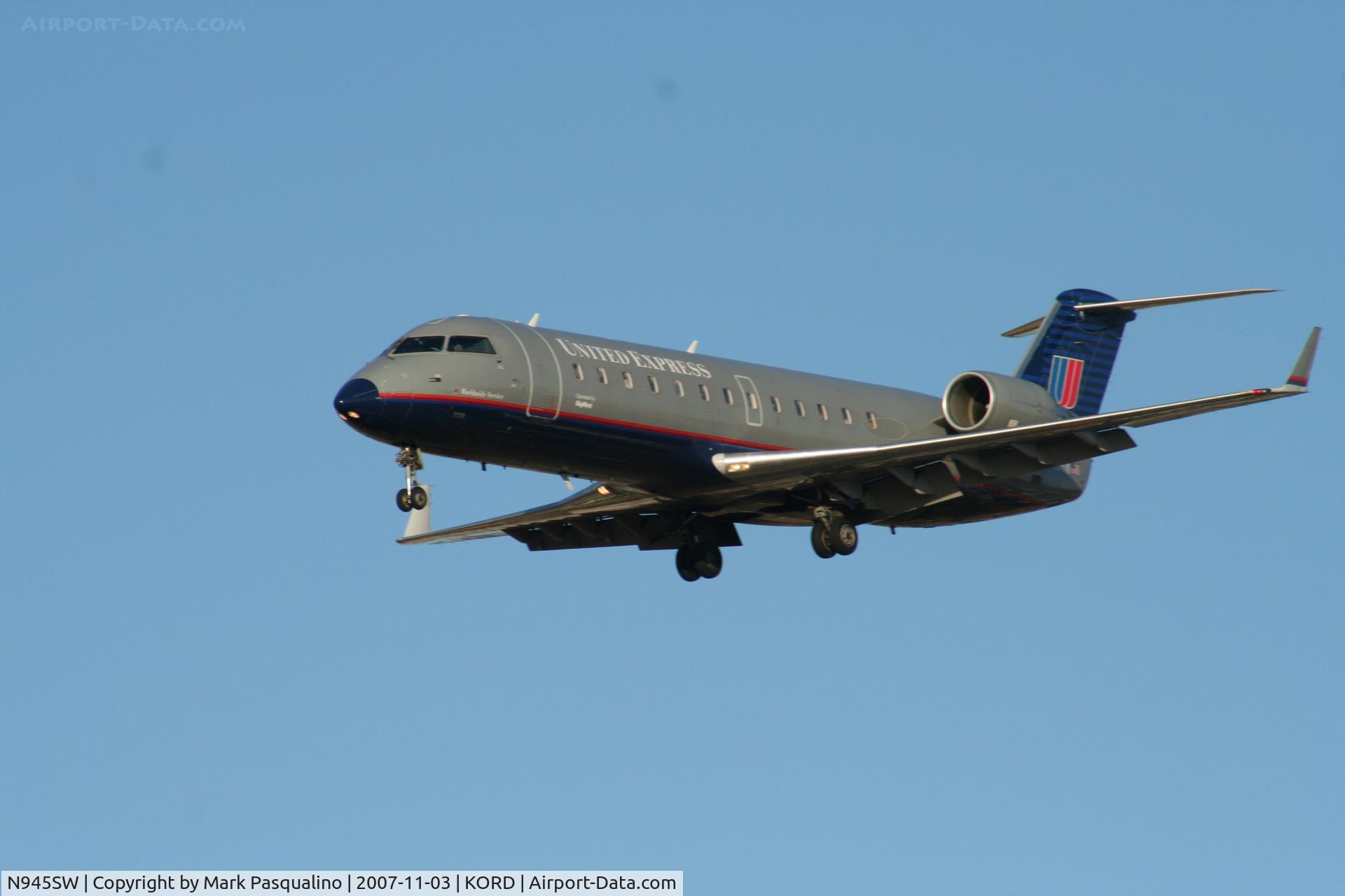 N945SW, 2003 Bombardier CRJ-200LR (CL-600-2B19) C/N 7770, CL-600-2B19
