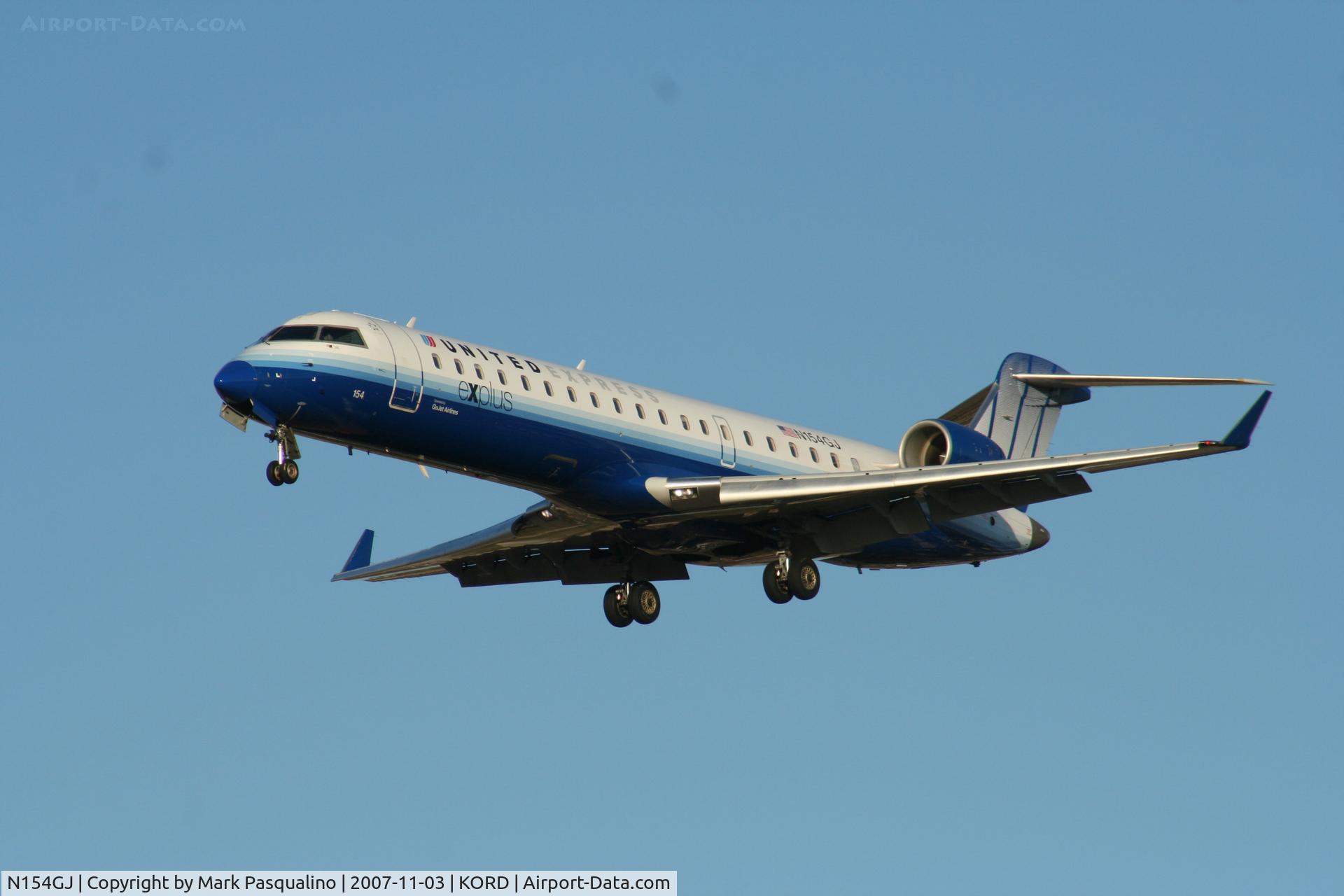 N154GJ, 2005 Bombardier CRJ-702 (CL-600-2C10) Regional Jet C/N 10224, CL-600-2C10