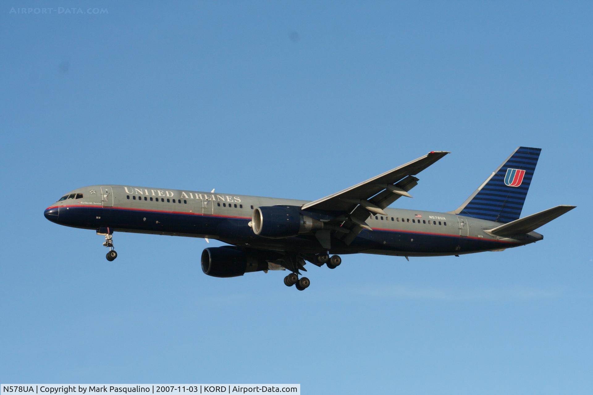 N578UA, 1993 Boeing 757-222 C/N 26694, Boeing 757-200
