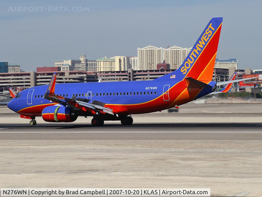N276WN, 2007 Boeing 737-7H4 C/N 32530, Southwest Airlines / 2007 Boeing 737-7H4
