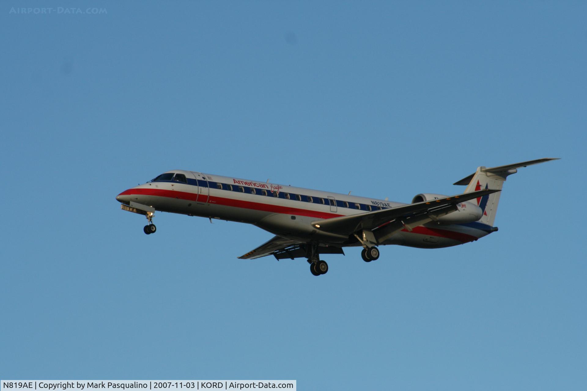N819AE, 2002 Embraer ERJ-140LR (EMB-135KL) C/N 145566, EMB-135KL