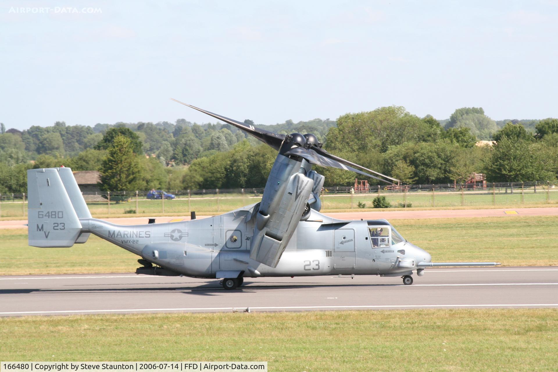 166480, Bell-Boeing MV-22B Osprey C/N D0059, Royal International Air Tattoo 2006