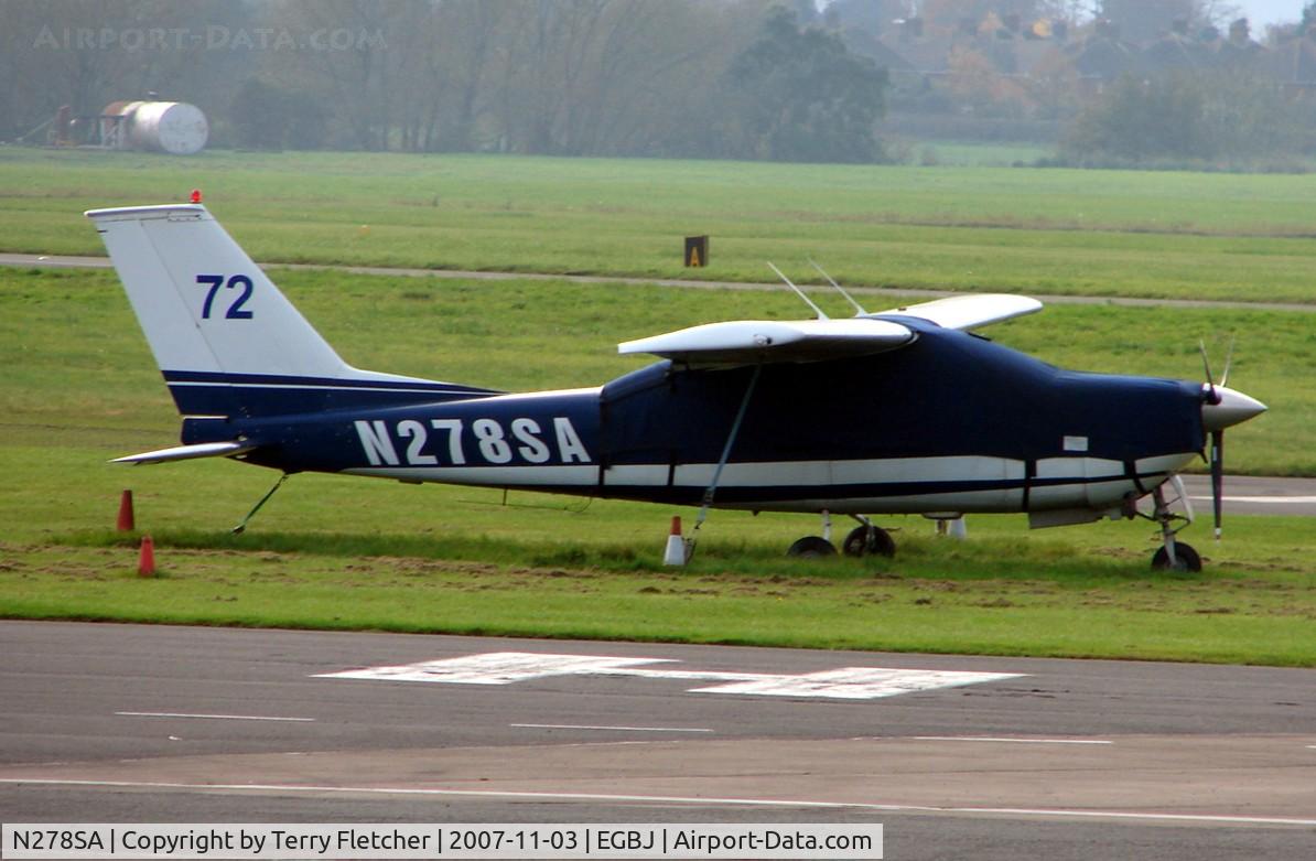 N278SA, 1974 Cessna 177RG Cardinal C/N 177RG0571, Busy late afternoon at Gloucestershire (Staverton) Airport