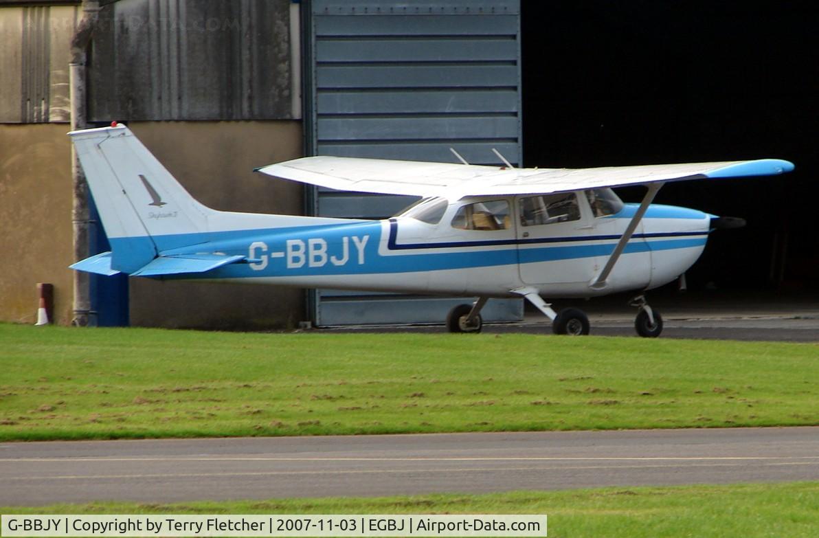 G-BBJY, 1973 Reims F172M Skyhawk Skyhawk C/N 1075, Busy late afternoon at Gloucestershire (Staverton) Airport