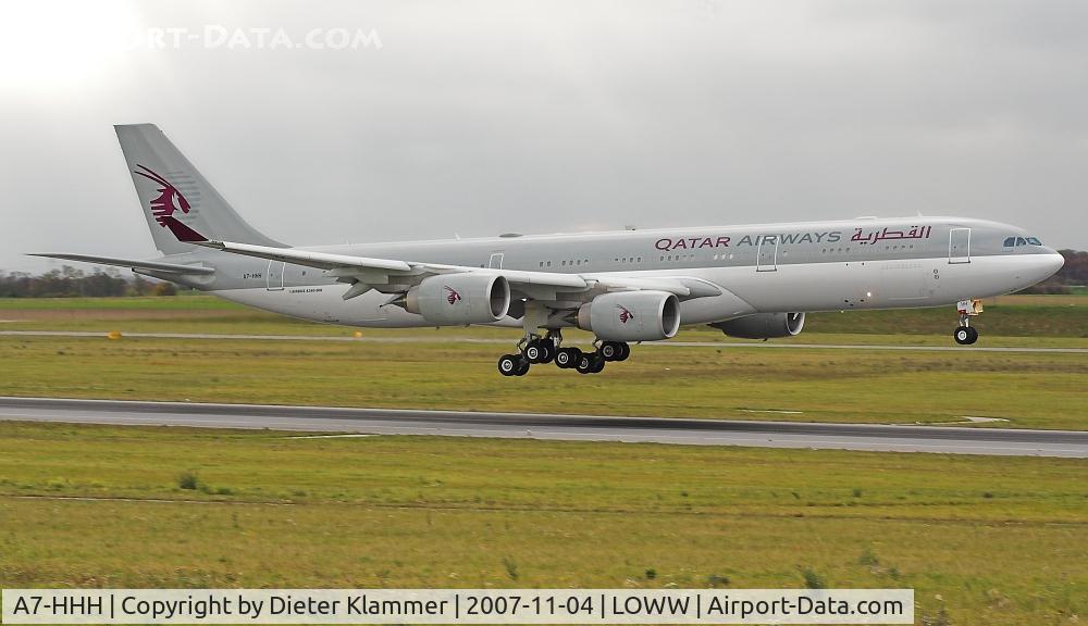 A7-HHH, 2003 Airbus A340-541 C/N 495, Qatar Amiry Flight  A340-541