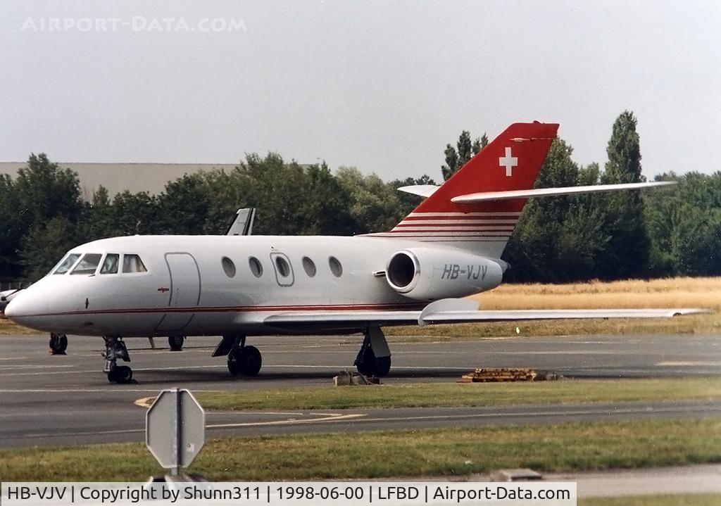 HB-VJV, 1970 Dassault Falcon (Mystere) 20D C/N 237, Parked at General Aviation apron