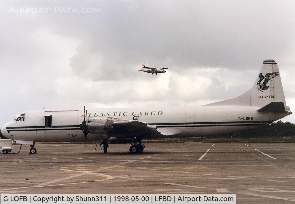 G-LOFB, 1961 Lockheed L-188C(F) Electra C/N 1131, Parked at Cargo apron