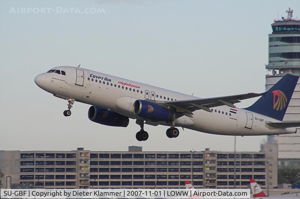 SU-GBF, 1992 Airbus A320-231 C/N 351, Egypt Air A320
