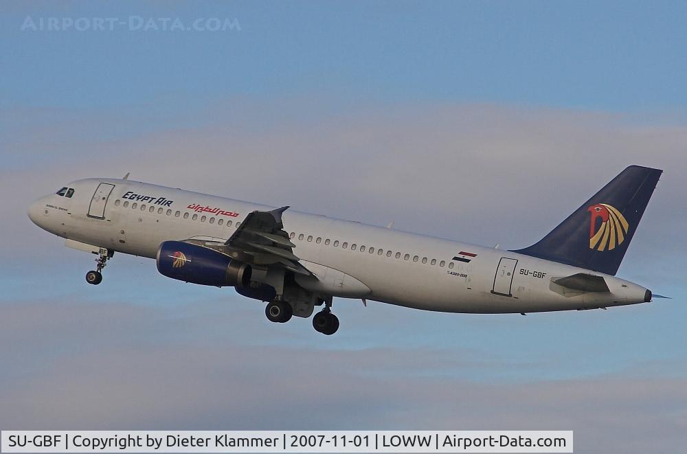 SU-GBF, 1992 Airbus A320-231 C/N 351, Egypt Air A320