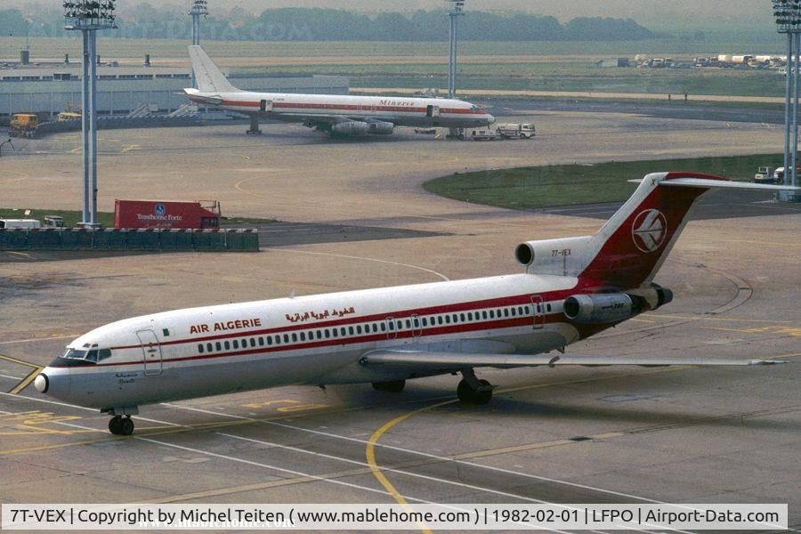 7T-VEX, 1982 Boeing 727-2D6 C/N 22765-1801, At Orly South