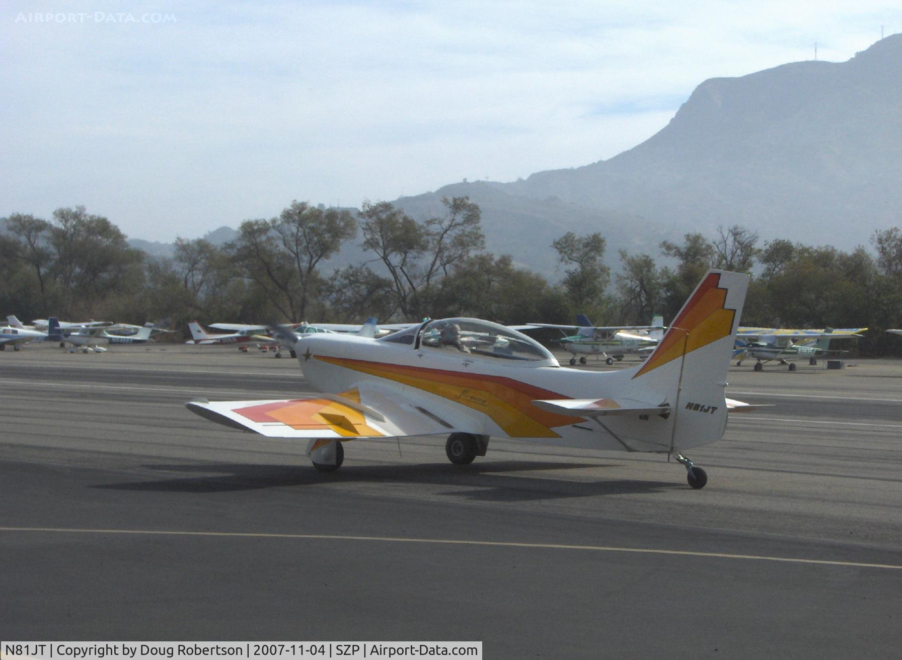 N81JT, 1982 Jurca MJ-5 Sirocco C/N 50, 1982 Tumilowicz MJ-5 SIROCCO, Lycoming A&C IO-360 220 Hp, taxi