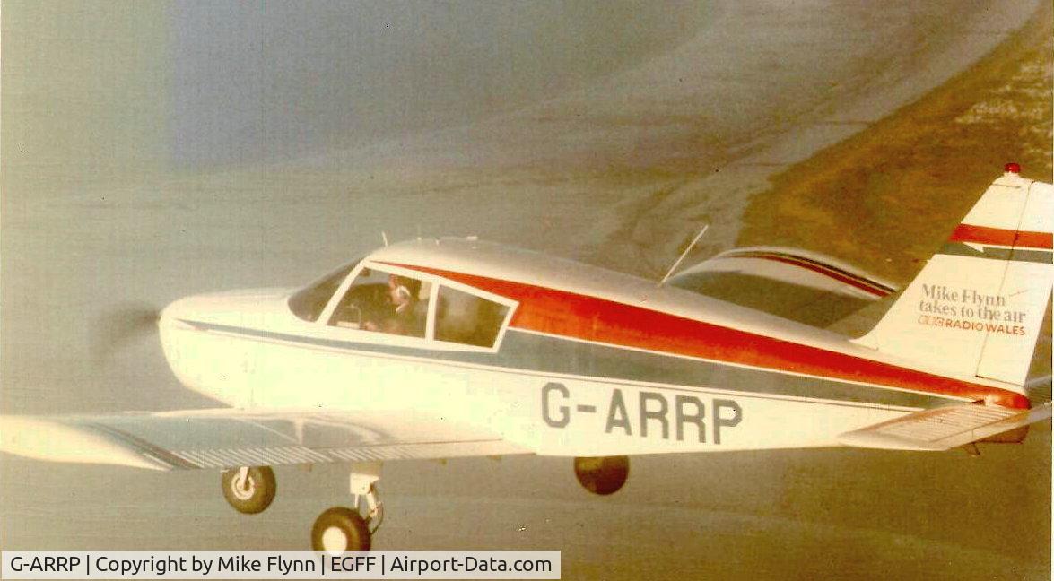 G-ARRP, 1961 Piper PA-28-160 Cherokee Cherokee C/N 28-52, Over the Somerset coast 1986