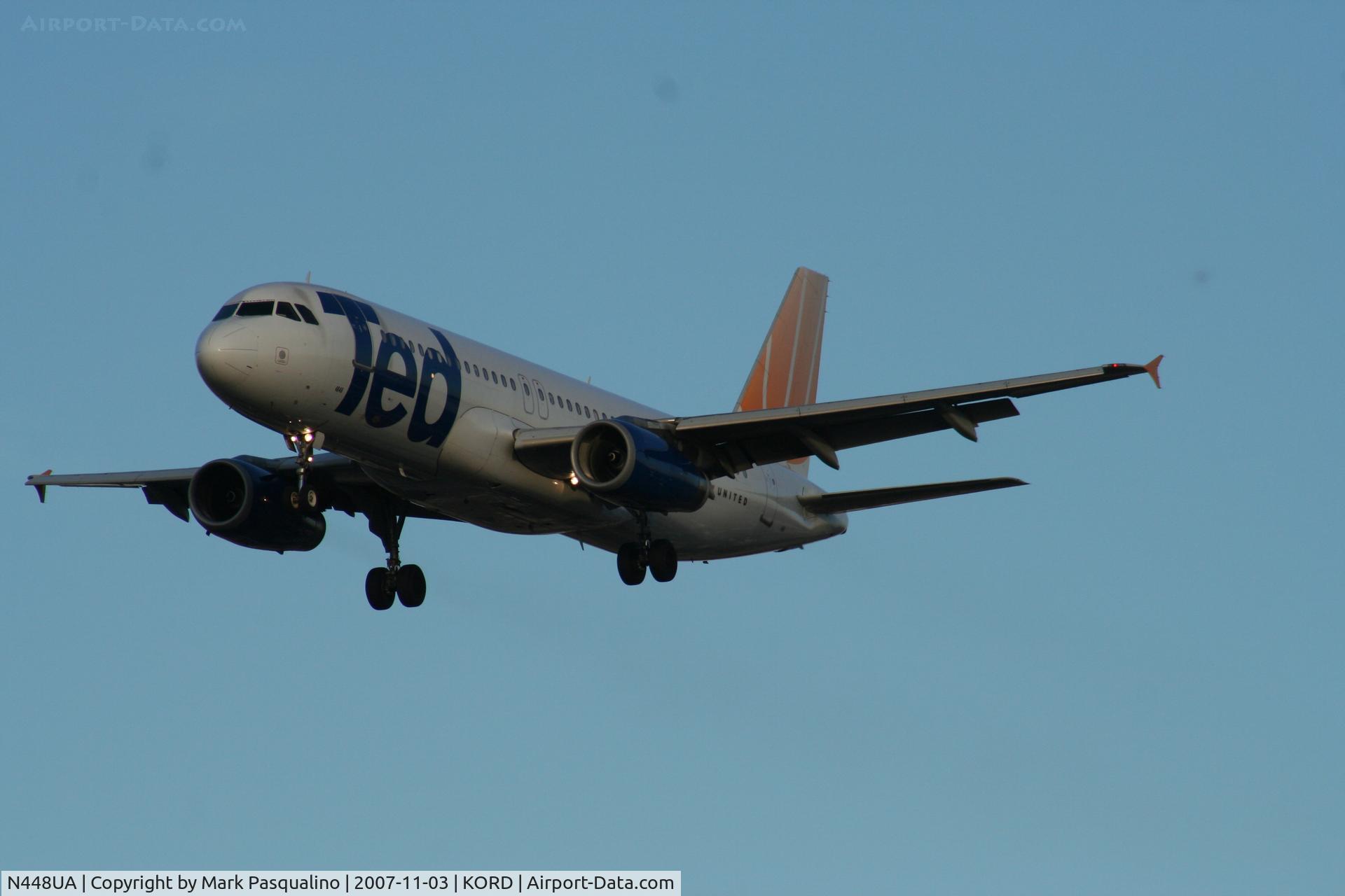 N448UA, 1998 Airbus A320-232 C/N 842, Airbus A320